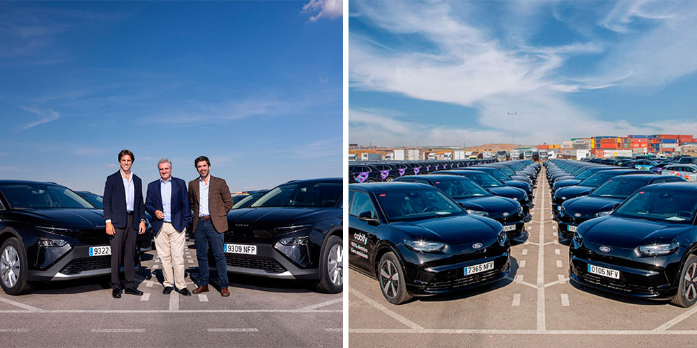 Ford y Škoda refuerzan la flota eléctrica de Cabify