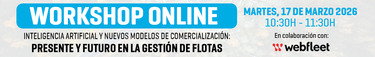 Workshop online: Inteligencia Artificial y nuevos modelos de comercialización: Presente y futuro en la gestión de flotas