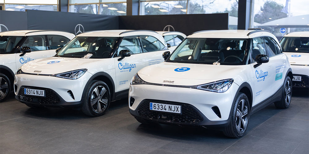 Culligan incorpora una de las primeras flotas de smart en España