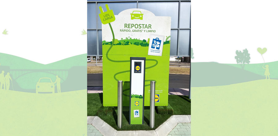 Lidl instala la mayor red pública de puntos de recarga de las Baleares