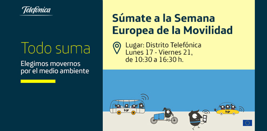 Telefónica promueve la movilidad sostenible entre sus empleados 1
