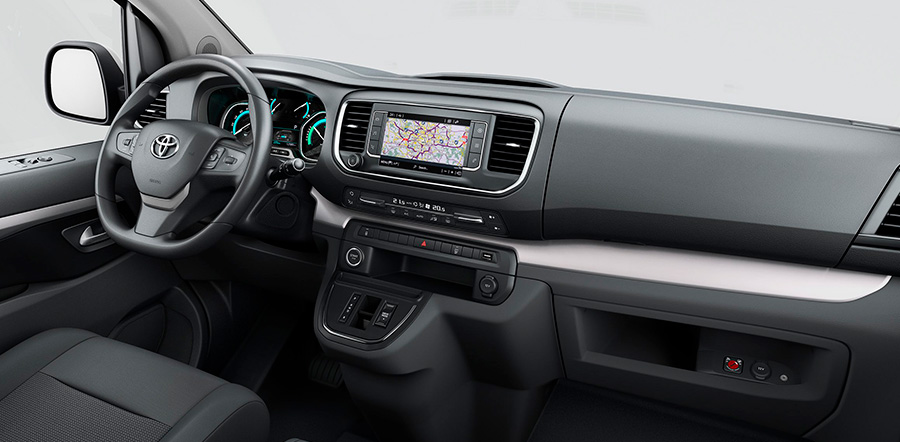 toyota proaceelectricvan interior