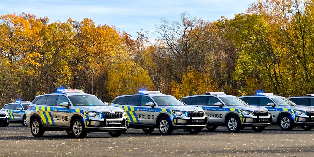 La policía checa estrena flota de Skoda Kodiaq 1